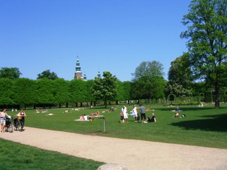 Park with Sunbathers
