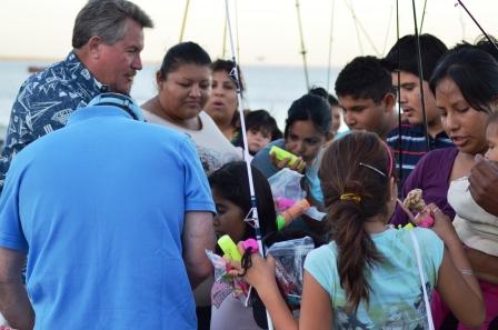 Kids Getting Fishing Poles