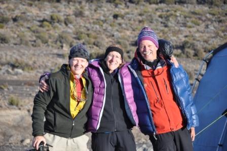 Mary, Ray and Jill at Third Caves