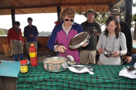 Soup at Naramoru Trail Head