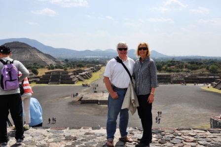 Patty and Frank at Teotihuacan