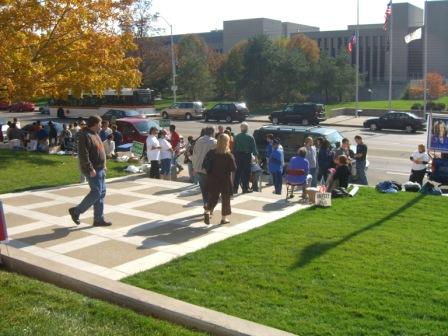 County Building Steps