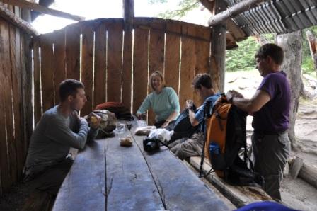 Lunch at Climber's Camp