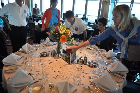 Table set for Anniversary Dinner