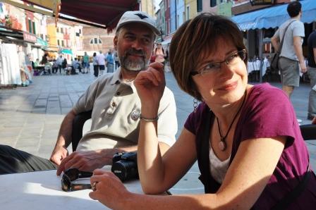  Bob and Lenore on  Burano