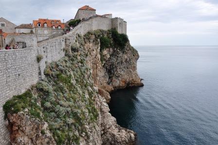 Dubrovnik Wall on the Sea Side