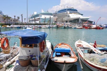 Fishing boats in Kusadasi Harbor