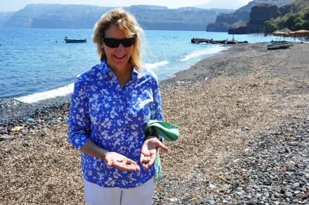 Tufa Rocks on Beach